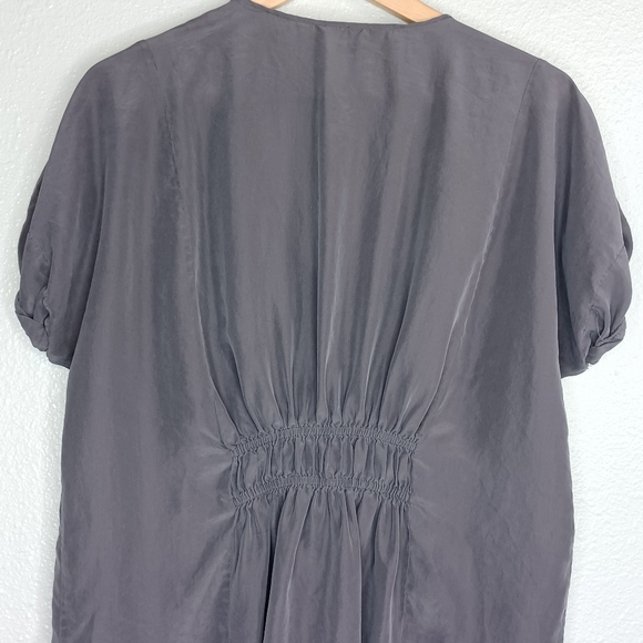Rebecca Taylor Silk Beaded Neck Boho Tunic Blouse - Picture 8 of 15